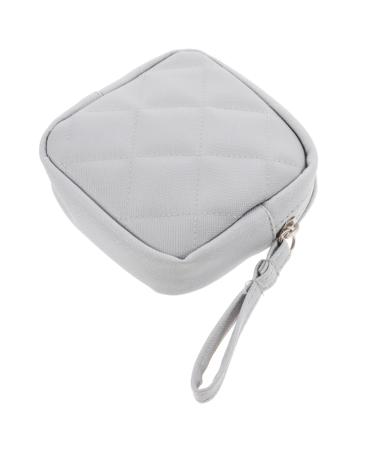 Lurrose women supply small tampon holder mini-make-up kit bag holder practical period bag period pocket reusable menstrual pocket women's bonds multifunction 13x13cm
