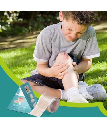 Dimora Soft Waterproof Silicone Medical Tape 1.6in x 59in - Easy Tear Design, Comfortable & Breathable - Pain-Free Removal, No Residue - 1 Roll - Buy Online on GoSupps.com