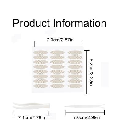 XPEX 480 Pieces Invisible Droopy Eyelid Stripes - Double-Sided Eyelid Tapes for Instant Lift | International Shipping - Buy Online on GoSupps.com