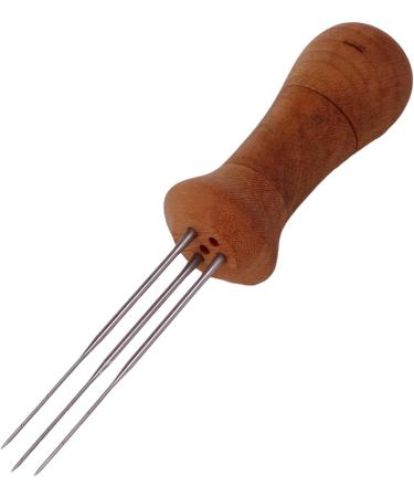 Deluxe 3 Needle Felting Tool with Compact Wood Handle - Ideal for Sculptures and Everyday Felting - Buy Online on GoSupps.com