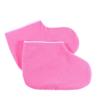 Housoutil Wax Mittens Wax Sock Feet Hand Care Glove Foot Tool Work Pink medium Pink - Buy Online on GoSupps.com