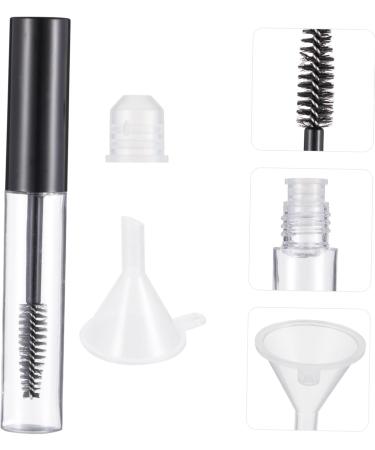 SOESFOUFU 1 Set Mascara Tube Funnel Halloween Napkin Holders DIY Mascara Eyelash Wand Tube Plastic Black - Buy Online on GoSupps.com