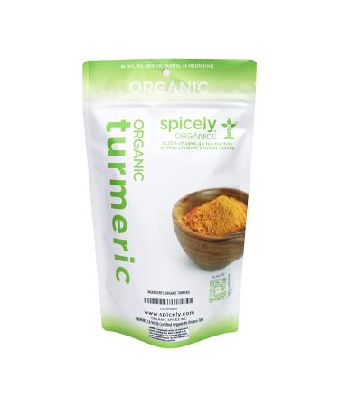 Spicely Organic Turmeric 1 lb Bag - Certified Gluten Free - 1 Pound Pack - Buy Online on GoSupps.com