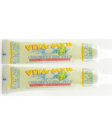 2 Pack Children's Orange Xylitol All Natural Toothpaste 5.4 oz with Natural Flavorings - Effective and Natural