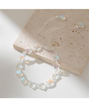 Oralgo Crystal Star Friendship Bracelet - Adjustable Foot Chain - Perfect Valentine's Day Gift for Women & Girls - Buy Online on GoSupps.com