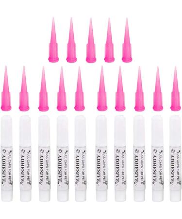 VICTHY 10pcs Special Pet Nail Adhesive Glues & 15pcs Applicator Tips for Dog or Cat Nail Caps - Buy Online on GoSupps.com