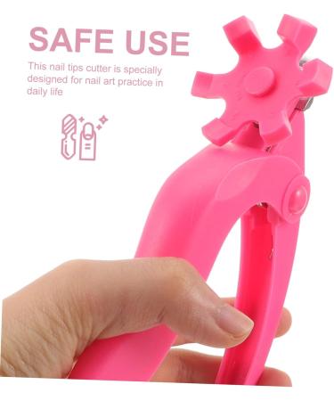 POPETPOP Shears Scissors Fake Nails Trimmer False Clipper Nail Art Tool Extended Nail Tips Extended Nail Clipper Portable Nail Clipper Measurer Manicure Stainless Steel Pink Nail Clippers - Buy Online on GoSupps.com