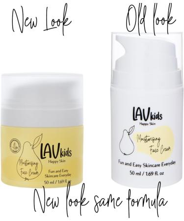 Lav Kids Face Moisturiser 50ml - Gentle Kids & Baby Cream with Jojoba Oil, Sweet Almond Oil & Shea Butter - Dermatologically Tested for All Skin Types - Buy Online on GoSupps.com