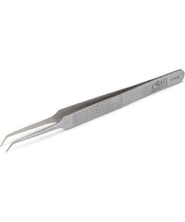 Precision Handmade Silver Tweezers for Eyelash Extensions - EB Series (EB06) | Ideal for Professionals - Buy Online on GoSupps.com
