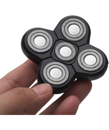 POHOVE Shaver Attachments 5 Tips Beard Tool Replacement Part Electric Shaver Razor Head for Head and Face - Black Free - Buy Online on GoSupps.com