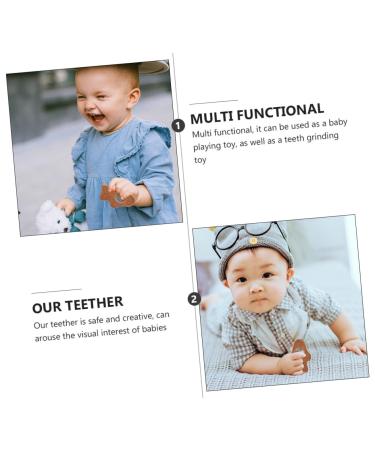 Upkoch 2-Pack Infant Bite Sticks & Tooth Grinding Tool - Safe Accessories for Baby Teething Relief - Buy Online on GoSupps.com