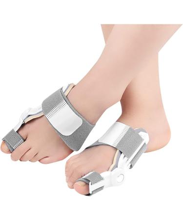 ALINZO Toe Separators - Bunion Corrector for Women & Men - 2pc Hallux Valgus Straightener - Orthopedic Bunion Relief - Day & Overnight Support - Blue - Buy Online on GoSupps.com