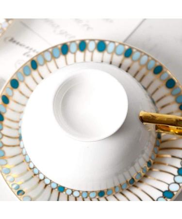 Coffee Cups and Tea Cups Ceramics Cups and Saucers Set Wear-Resistant and Wear-Resistant House Kitchen Office - Buy Online on GoSupps.com