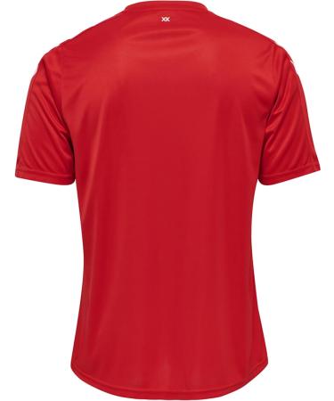 Hummel Men's Hmlcore XK Poly Jersey S/S T-Shirt in True Red - International Shipping Available - Buy Online on GoSupps.com