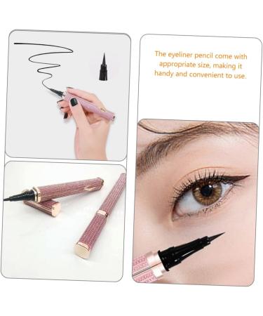 Healeved 5pcs Eyeliner Liquid Liner Black Eye Liner Pencils Eyelash Glue Pen Eye Makeup Pink Skinned - Buy Online on GoSupps.com