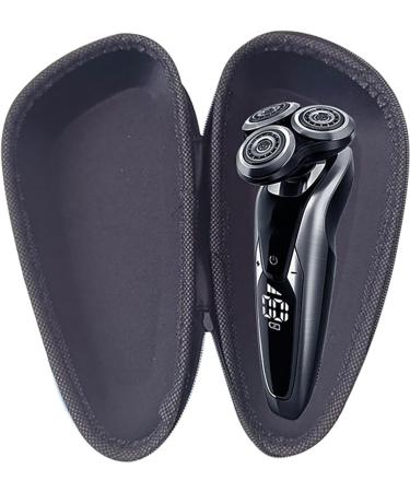 Electric Trimmer Case Waterproof Carrying Bag Razor Tear Resistant Shaving Kit Case Shockproof Zippered Closure Compact Razor Box Men Travel Organizer for Business Trip Home and Outdoor Grooming - Buy Online on GoSupps.com