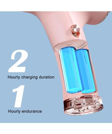Handheld Cordless Hair Dryer Rechargeable Portable Hairdryer with USB Output Port Free Standing Hair Air Blower for Outdoor Ideal for Holiday and Travel Green - Buy Online on GoSupps.com