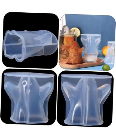 PRETYZOOM Circle Silicone Mold Ghost Silicone Mold Ice Maker Machine Fondant Molds Home Bar Ice DIY Tool Refrigerator Desktop 7X8.3X9CM As Shown - Buy Online on GoSupps.com