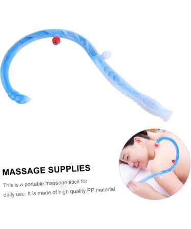 Beaupretty 2-Pack Hook Back Massage Device - Self Muscle & Foot Massage Tool Neck & Trigger Massage Handy 46.5x27cm Blue - Buy Online on GoSupps.com
