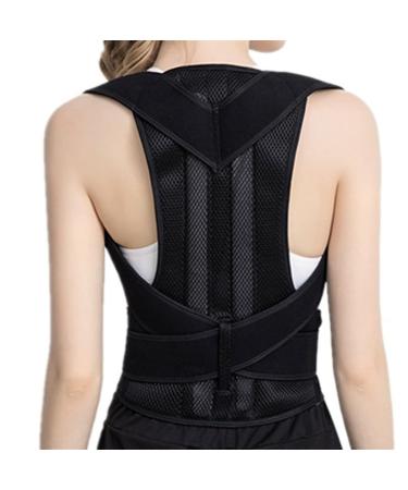 Posture Corrector For Women Men Back Support Brace With Spine Support Breathable Adjustable Neck Shoulder Lumbar Brace For Pain Relief Corrector (Size : XL)