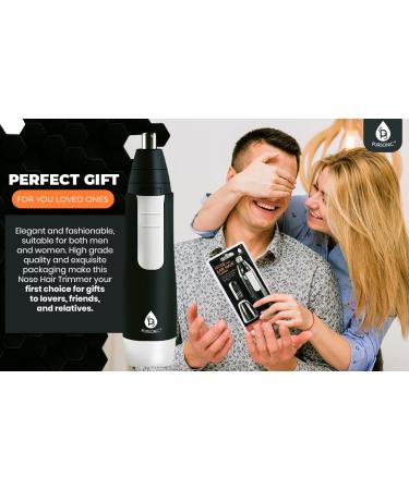 Pursonic Precision Nose & Ear Hair Trimmer | Painless Eyebrow & Facial Hair Trimmer for Men & Women | Battery Operated Grooming Tool - Buy Online on GoSupps.com
