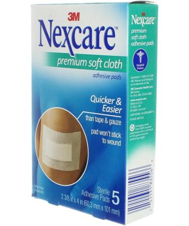 Adhesive Gauze Pad - Hypoallergenic 2-3/8 x 4 3-Ply 5 Pack | International Shipping Available - Buy Online on GoSupps.com