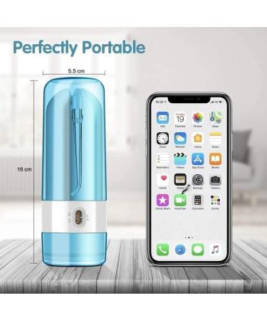 KouRy Cordless Waterproof Dental Flosser | Portable USB Rechargeable Oral Irrigator for Travel & Home | IPX7 Teeth Cleaner for Braces - Buy Online on GoSupps.com