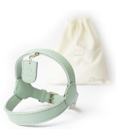 Muki & Co dog dishes - double -lying adjustable safe comfortable - for extra small small and medium -sized dogs - mint green - size XS (44-50 cm) XS mint green