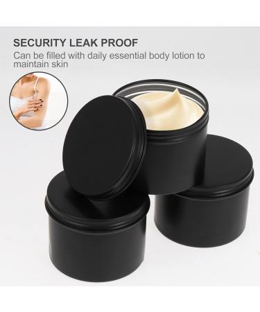 Beaupretty 12 Pack Metal Doses Aluminum Zinn Jars - 100ml Refillable Containers for Lip Balm Spices Sweets & More (Golden & Black) - International Shipping - Buy Online on GoSupps.com