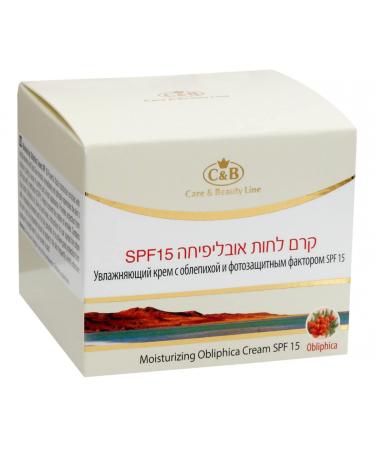Obliphica Moisturizing Cream with SPF 15 - Hydrating Sun Protection for All Skin Types | International Shipping Available - Buy Online on GoSupps.com