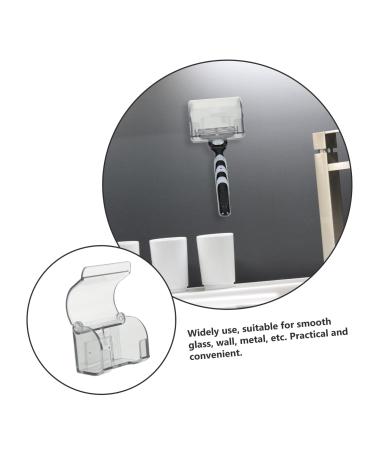 Shop Minkissy 2-Piece Storage Box Set | Organize with Lid & Manual Razor Hangers | Wall-Mounted Razor Hooks & Toothbrush Holder - Buy Online on GoSupps.com