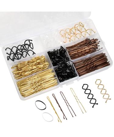 Jaomon 356 piece of hair clips and hairpin hair tie. Hair pin Metal hair clips hair clip with storage box hair clamp hair jewelry for girls women