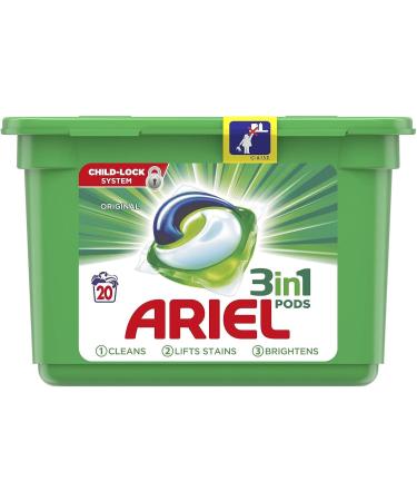 Ariel All in 1 Liquid Detergent Pods 57's Original - Buy Online on GoSupps.com