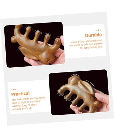 Buy Frcolor 2-Pack Green Sandalwood Massage Combs - Antistatic Multiple Tools for Scalp Massage & Body Care - Perfect Gift! - Buy Online on GoSupps.com