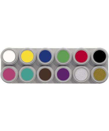 Water Makeup Palette for Kids - 12 x 2.5ml with 3 Sponges | Safe & Fun Children's Makeup - Buy Online on GoSupps.com
