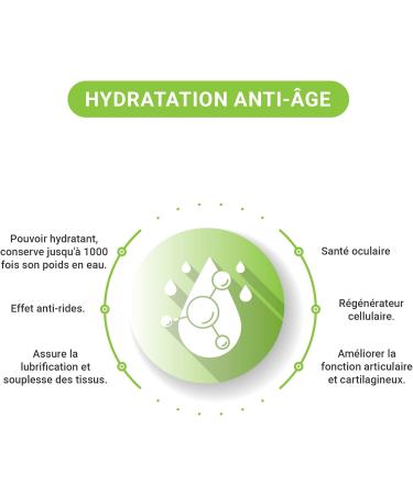 Hyaluronic acid - 100 mg/120 vegetable capsules - 90% minimum purity - a natural component that fights against skin aging and joint problems - Buy Online on GoSupps.com