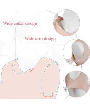 Knobco High Collar Silicone Breast Forms | Realistic Half Length Boob Enhancers for Halloween Christmas Mastectomy & Cosplay (G 1250g White Skin) - Buy Online on GoSupps.com