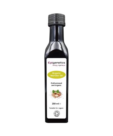 Wonder Oil 250ml | Cold Pressed Certified Organic Peanut & Sesame Oil 100% Pure & Natural | Premium UV Blocking Miron Violet Glass | Vegan UK Made