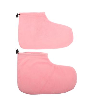 WOONEKY Chauffants pour Cire de Beaut Housse de Spa pour Paraffine Enveloppement R utilisable pour Soins 28X20X0.9CM rose
