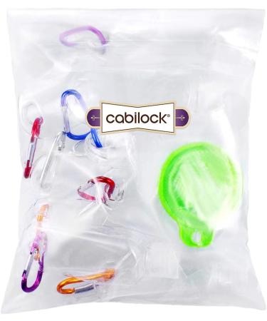 Buy Cabilock 50ml Refillable Travel Containers - 10 Portable Plastic Bottles with Hooks for International Shipping - Buy Online on GoSupps.com
