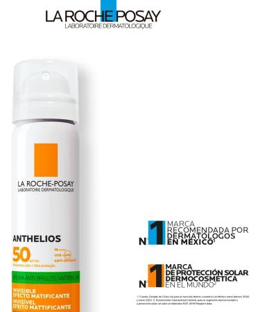 La Roche-Posay Anthelios Invisible Anti-Shine Fresh Mist Sunscreen For Oily Skin SPF50 75ml - Buy Online on GoSupps.com