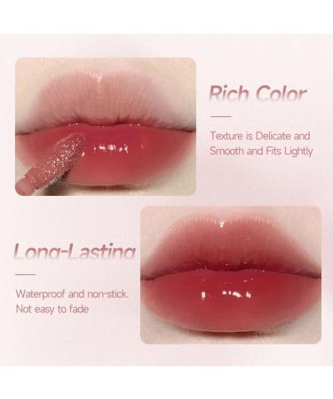 10 Colors Lip Tint Stain Set - Long Lasting Korean Lip Gloss with Waterproof Formula and High Pigment - Vivid Color Mini Liquid Lipstick for Non-Stick Cup Finish - Buy Online on GoSupps.com