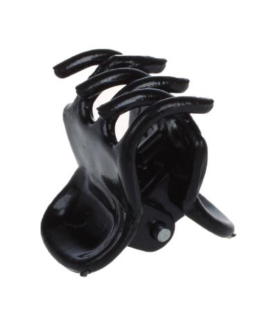 10 Mixed Small Plastic Black Hair Claws