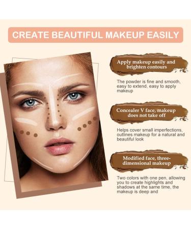Buy Contouring Stick & Highlighter Set - Long-Lasting Concealer for Perfect Contours | International Shipping - Buy Online on GoSupps.com