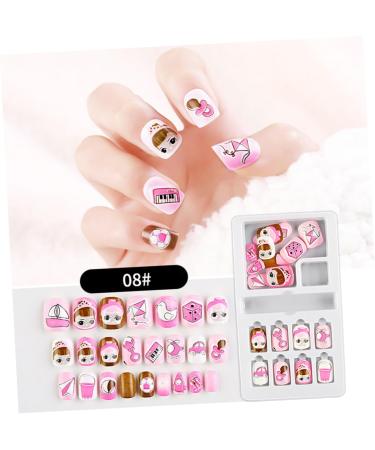 minkissy Children Fake Nail 3 Sets Cartoon Nail Art Sticker Kids Art Fake Nail Nail Stickers Kids False Nail Colorful Finished Nail Art Child Colorful Kids Nail Stickers - Buy Online on GoSupps.com