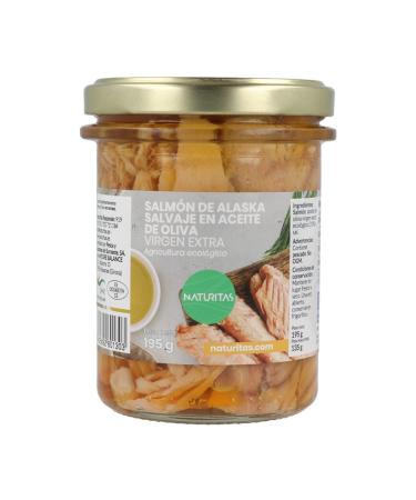 Wild Alaskan Salmon in Organic Extra Virgin Olive Oil 195g