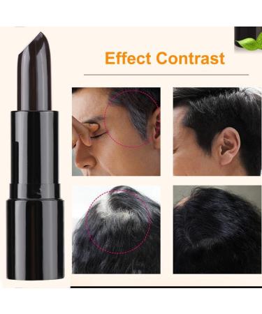 Temporary Hair Dye Pen - Professional Hairdressing Chalk - Hair Dye Pen Hair Color Stick - White Hair Cover Pen Temporary Hair Dye(Black) - Buy Online on GoSupps.com