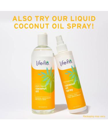 Life-flo Fractionated Coconut Oil 16 fl oz | Pure Skin Care Moisturizer - Buy Online on GoSupps.com