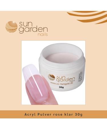 Acrylic Powder Rose Clear 30g | Premium Quality Nail Art Supplies - International Shipping - Buy Online on GoSupps.com