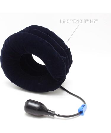 FixtureDisplays Portable Cervical Neck Traction Collar Inflatable Adjustible Herniated Disc Device for Head & Shoulder Pain Relief 16050 - Buy Online on GoSupps.com